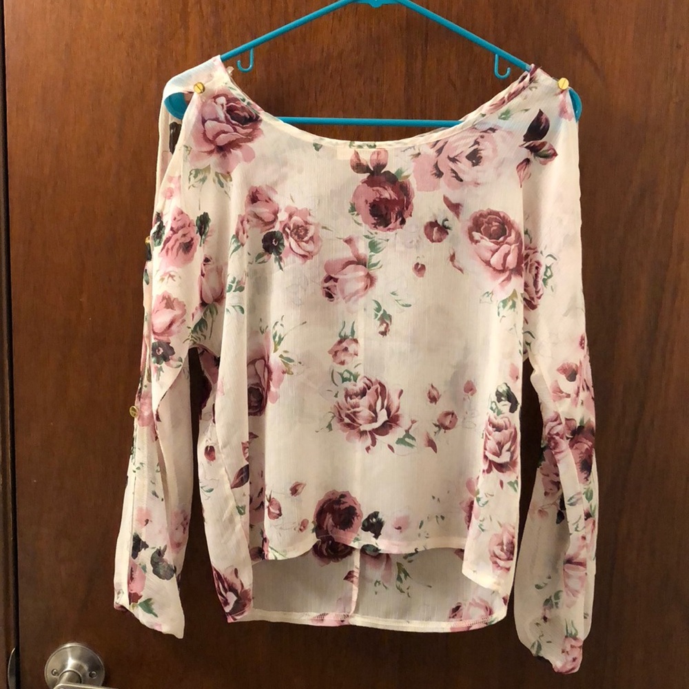 Floral Chiffon Blouse